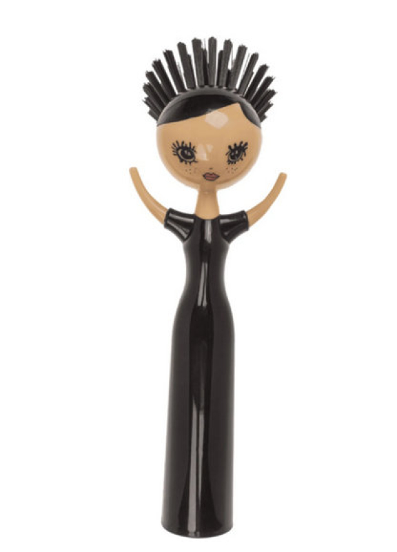 Spülbürste - Funky Lady - 23 cm - schwarz